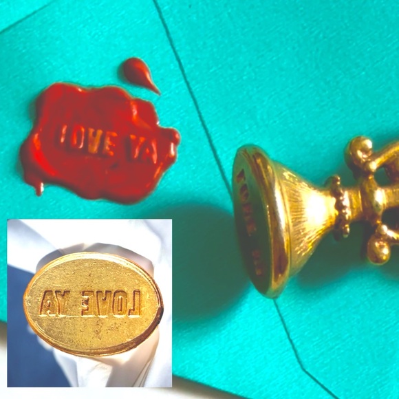 Hallmark Other - RARE 1970s Hallmark Wax Seal Set LUV YA